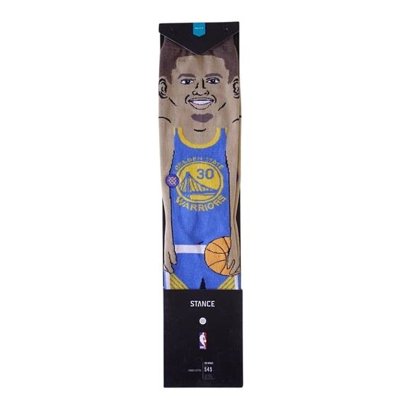 Stance Stephen Curry Golden State Warriors Socks Mens Large - Picture 1 of 3